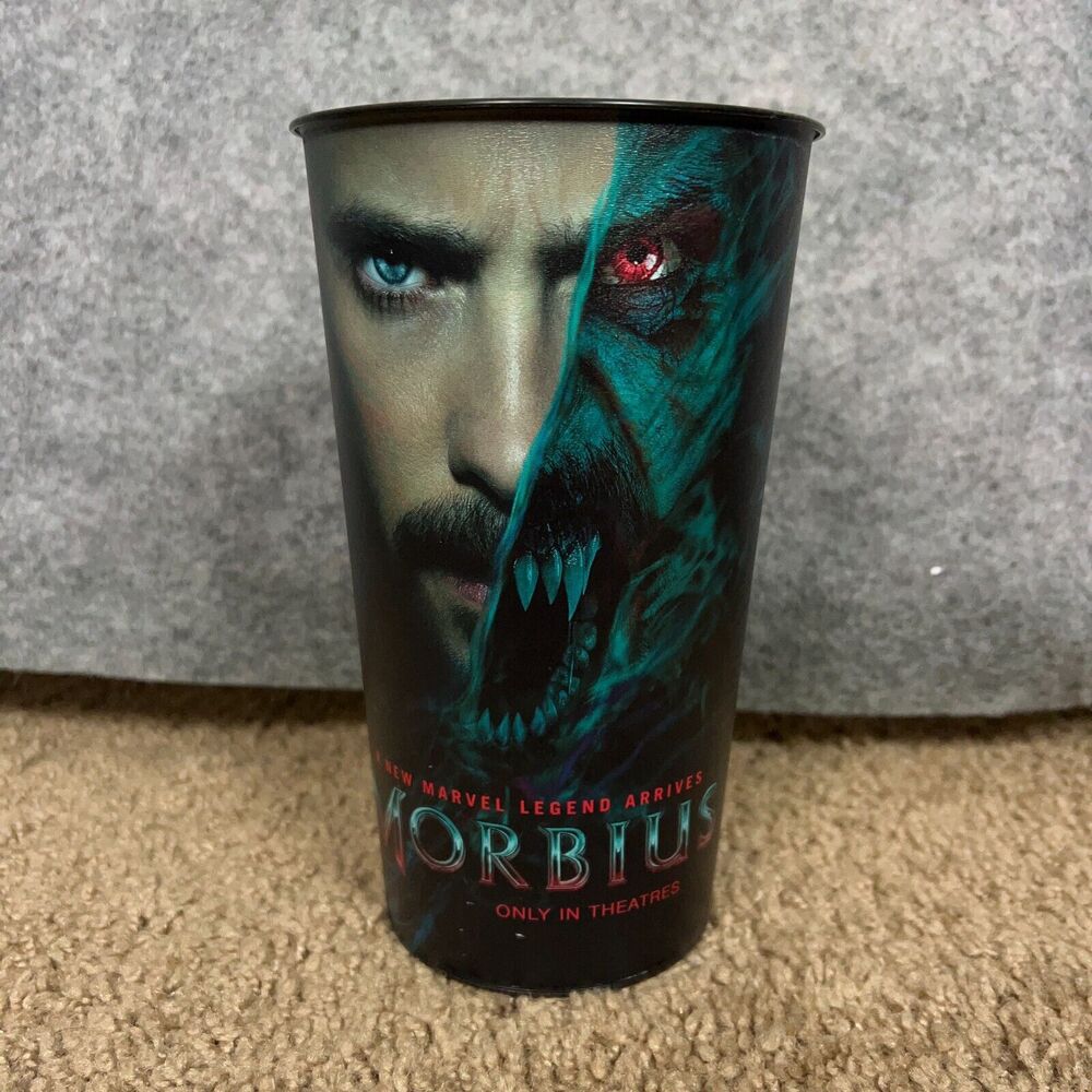 Morbius Collectible‎ Cup 44 oz Movie Theater Marvel 2022 Graphic No Lid New